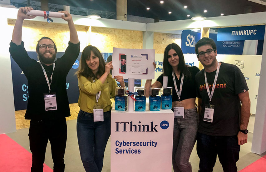 IThinkUPC, ganador ganador del 3er premio en la competición Capture the Flag organizada en el Barcelona Cybersecurity Congress 2019